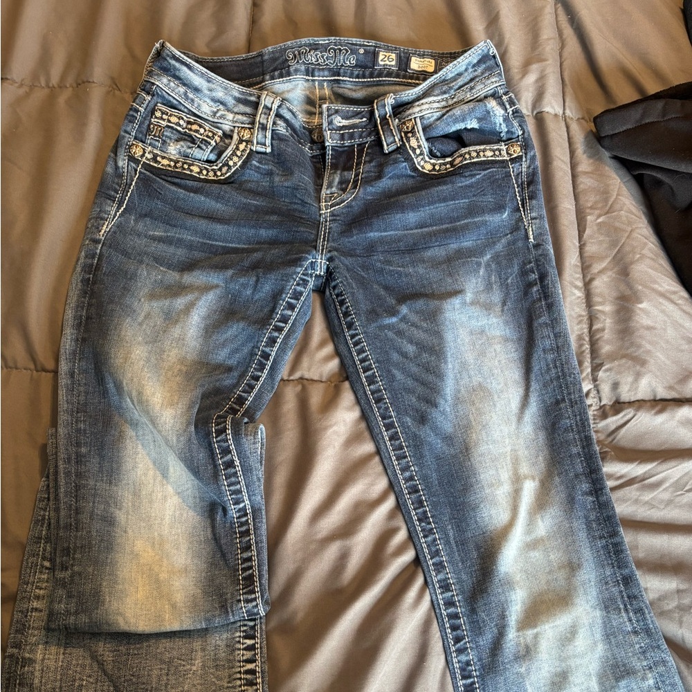 Miss Me jeans size 26 waist 34 length